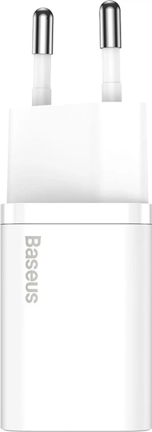 Baseus Super Silicone PD Charger 25W (1Type-C) + Z kablem Type-C do Type-C 3A (1 m) (TZCCSUP-L02) - obraz 2