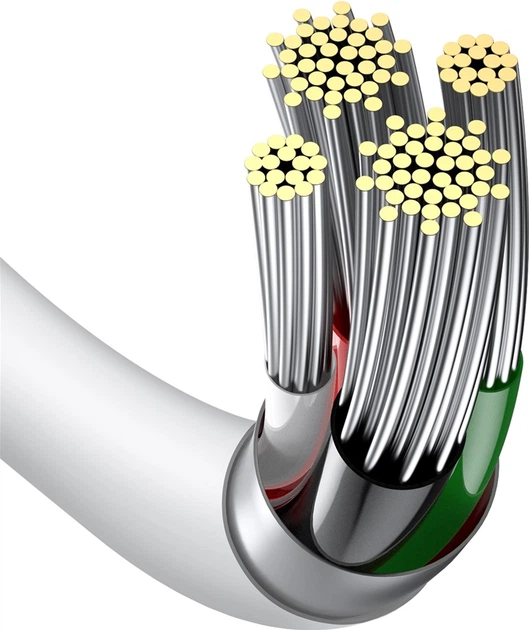 Kabel Baseus Superior Series Fast Charging Lightning 2.4A 2 m White (CALYS-C02) - obraz 4