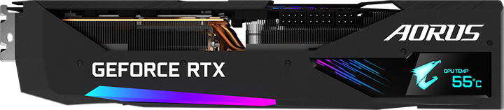 Gigabyte PCI-Ex GeForce RTX 3070 Ti Aorus Master 8G 8GB GDDR6X (256bit) (1875/19000) (3 x HDMI, 3 x DisplayPort) (GV-N307TAORUS M-8GD) - obraz 7