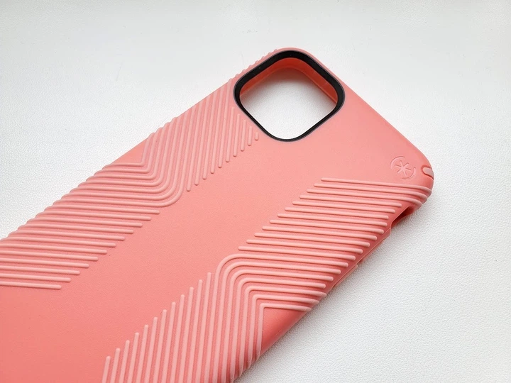 Антибактериальный противоударный чехол бампер Speck Presidio Grip Designed for Impact Apple Iphone 11 Pro Max 6.5″ Parrot Pink/Papaya Pink - Фото 4 Антибактериальный противоударный чехол бампер Speck Presidio Grip Designed for Impact Apple Iphone 11 Pro Max 6.5″ Parrot Pink/Papaya Pink - изображение 4