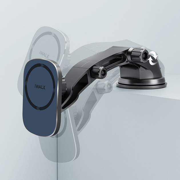 Бездротовий зарядний пристрій iWalk Lucanus Air Mag Black (CML004) - зображення 4