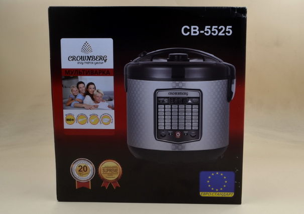 Мультиварка пароварка Crownberg СВ-5525 860W 45 программ - изображение 5