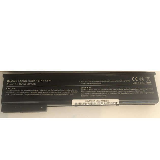 Акумуляторна батарея HP CA06XL (10.8V, 5200 mAh, Li-Ion) для ProBook 640 645 650 655 - Фото 1 Акумуляторна батарея HP CA06XL (10.8V, 5200 mAh, Li-Ion) для ProBook 640 645 650 655 - изображение 1