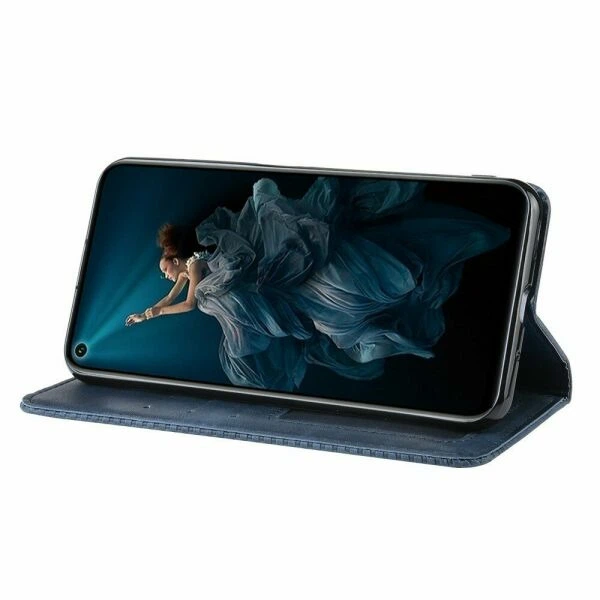 Чехол-книжка Deexe Retro Style для Huawei Honor 20 / Nova 5T - Dark Blue - изображение 5