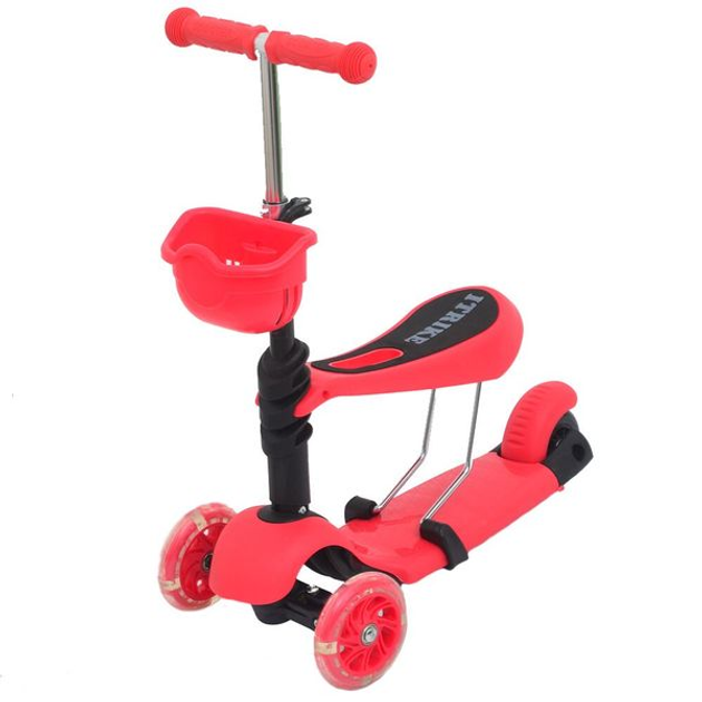 Самокат iTrike Maxi 2 в 1 JR 3-016 Красный – фото, отзывы ...