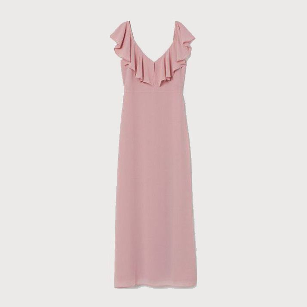 Сукня довга літня жіноча H&M 0762433-0 38 Рожева від Rozetka на платформі USKIDKA Акція на Сукня довга літня жіноча H&M 0762433-0 38 Рожева від Rozetka