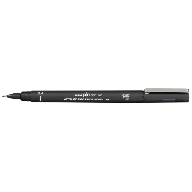 Лайнер Uni PiN fine line 0.4 мм (PIN04-200.Black) - Фото 1 Лайнер Uni PiN fine line 0.4 мм (PIN04-200.Black) - изображение 1