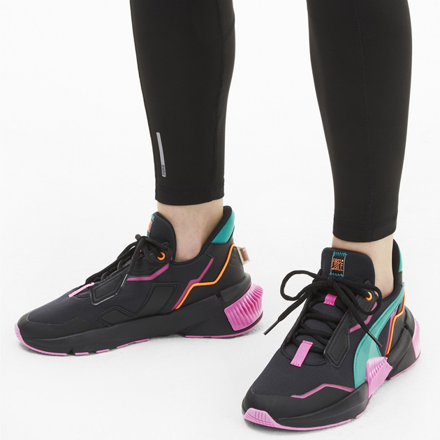 Puma pink shop and black