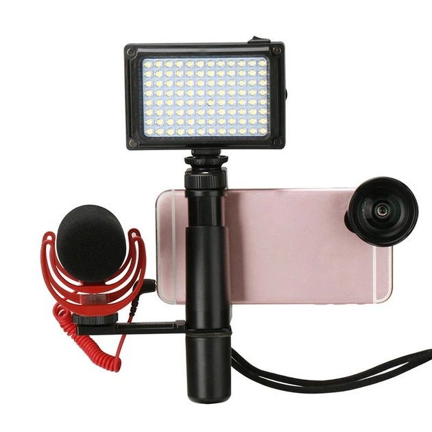 Ручка держатель телефона с уровнем и башмаком Ulanzi F-Mount + ремешок (620700) - изображение 7