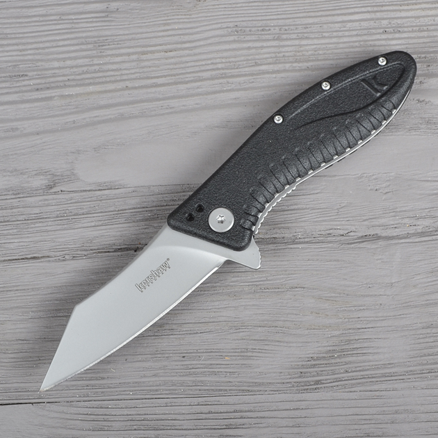 Ніж складний Kershaw Grinder (довжина: 197мм, лезо: 83мм), чорний - изображение 2