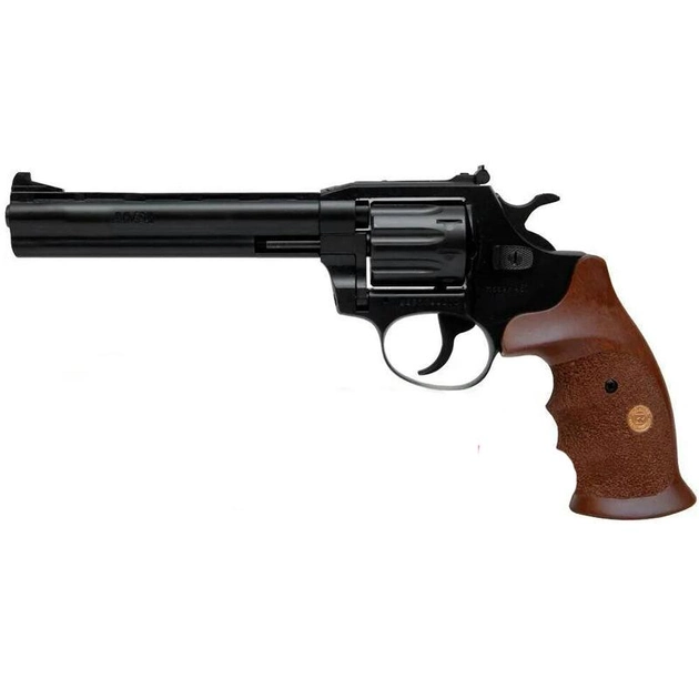 Револьвер под патрон Флобера Alfa 461 (6.0", 4.0мм), ворон-дерево - изображение 1