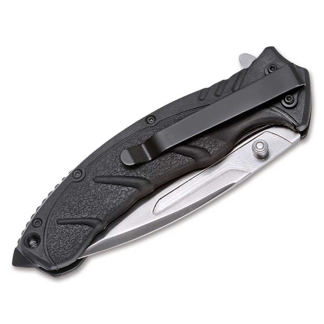 Нож складной Boker Magnum Breaking Glass (длина: 220мм, лезвие: 100м), черный - изображение 2