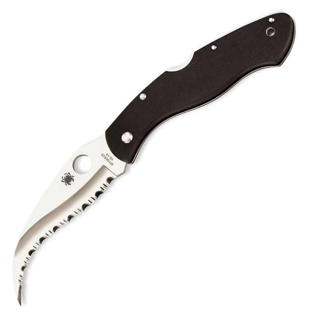 Нож складной Spyderco Civilian (длина: 233мм, лезвие: 105мм), черный - изображение 1