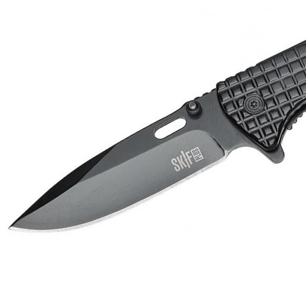 Нож складной Skif Plus Joy (длина: 214мм, лезвие: 96мм, черное), черный - изображение 2