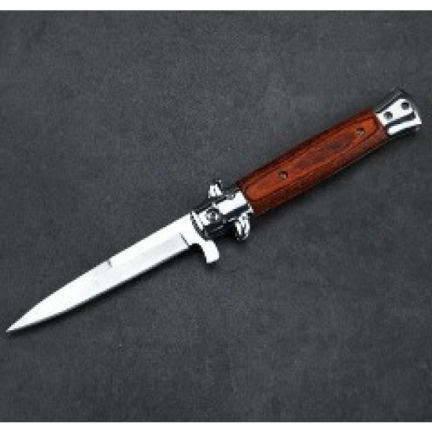 Выкидной нож стилет B-84 Коричневый - изображение 1