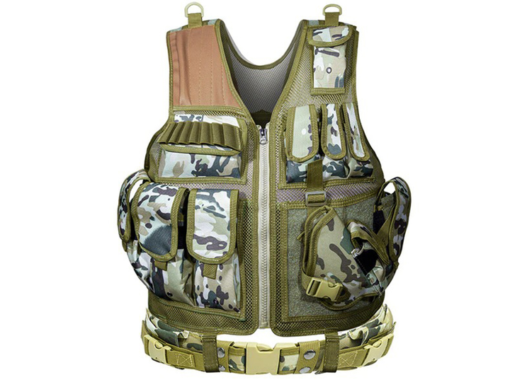 Тактический жилет BauTech Военный боевой One size Хаки (1009-207-02) - изображение 1