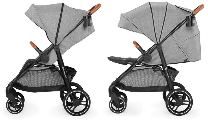 Прогулочная коляска KinderKraft Grande 2020 Grey (158726) (KKWGRANGRY000N)  – фото, отзывы, характеристики в интернет-магазине ROZETKA