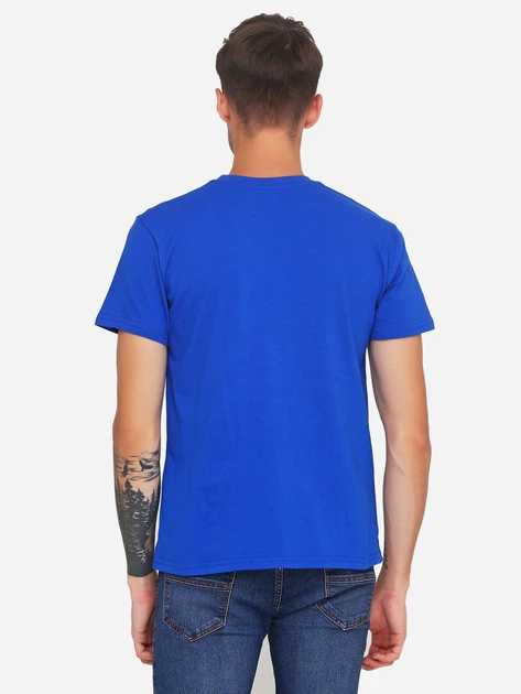 Футболка хлопковая длинная мужская One Day RZ1000010 M/46-48 Синяя ...