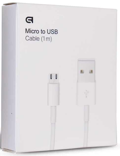Кабель ArmorStandart AMD518 microUSB - USB 1 м White (ARM58525) - Фото 3 Кабель ArmorStandart AMD518 microUSB - USB 1 м White (ARM58525) - зображення 3