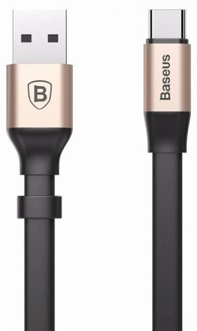 Кабель USB Baseus Nimble Type-C Portable Cable 23CM Gold (CATMBJ-0V) - Фото 2 Кабель USB Baseus Nimble Type-C Portable Cable 23CM Gold (CATMBJ-0V) - зображення 2