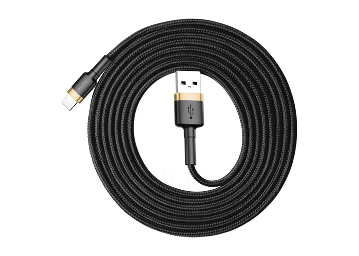 Кабель USB Baseus cafule Cable USB For lightning 1.5A 2M Gold+