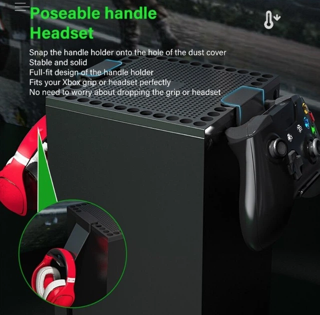Накладка крышка с держателями геймпадов AOLION для Xbox Series X - изображение 5