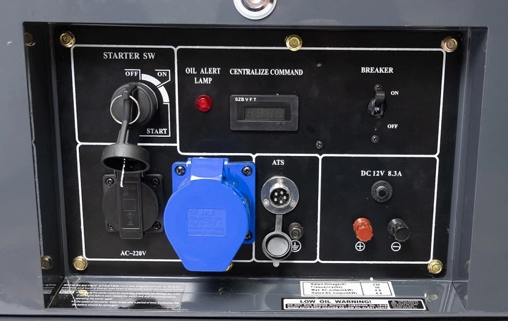 Генератор дизельный, электрический Matari MDA9000SE (6.5 - 7 кВт) - изображение 3