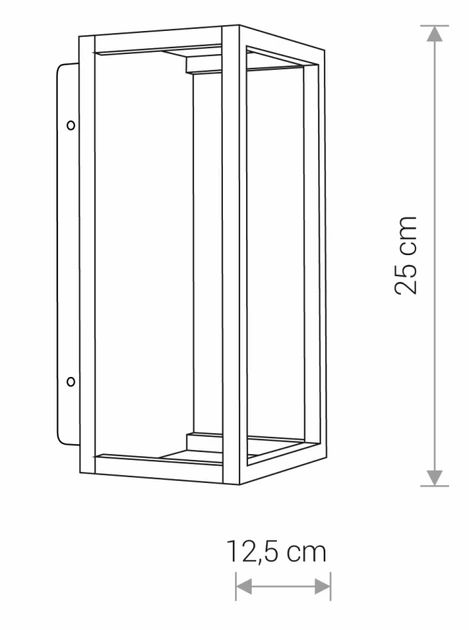 Светильник внешний Nowodvorski SYMMETRY LED 8176 графит IP54 - изображение 2