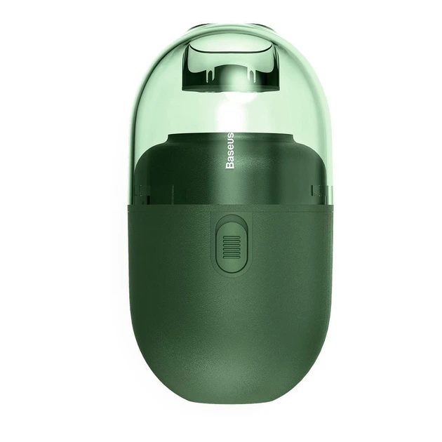 Мини-пылесос Baseus Capsule для авто/ПК green (на батарейках) - Фото 2 Мини-пылесос Baseus Capsule для авто/ПК green (на батарейках) - изображение 2