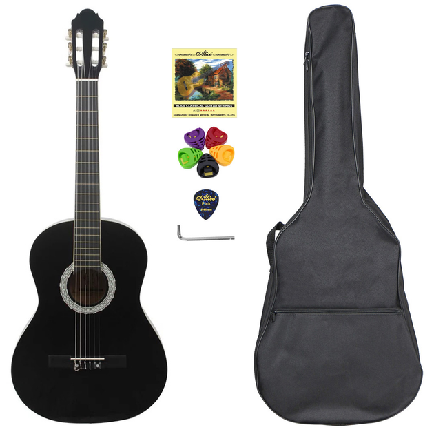 Гітара класична 4/4 Almira CG-1702 BK (Чохол, Скарбничка, Медіатор ...
