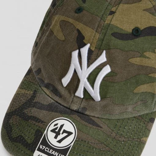 Кепка мужская 47Brand Clean Up New York Yankees B-CARGW17GWSNL-CMA Хаки (192309222662) - изображение 4