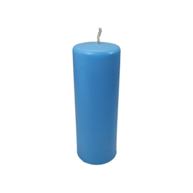 Свеча декоративная 5candles Цилиндр 3,5х10 см голубая 2шт – фото ...