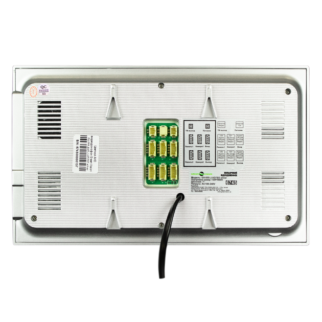 Цветной AHD видеодомофон GV-055-AHD-J-VD7SD silver - изображение 7
