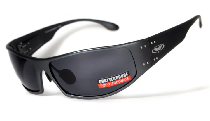 Защитные очки Global Vision Bad-Ass 2 gun metal (gray) (Gatorz Magnum) (1БЕД2-ГМ20) - изображение 1