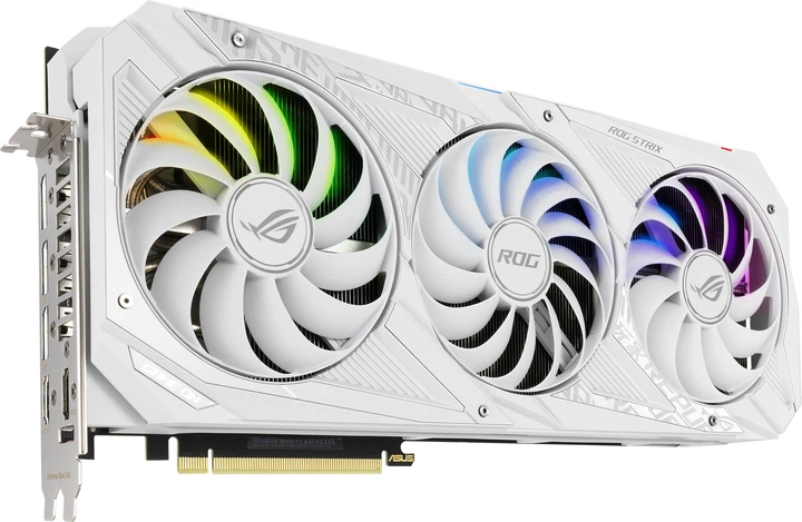 グラフィックボード・グラボ・ビデオカード GeForce RTX3090 ASUS ROG STRIX WHITE Видеокарта Asus PCI-Ex GeForce RTX 3090 ROG Strix White Edition