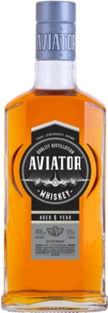 Виски Выдержанный Aviator 0.5 л 40% (4820136353483) - изображение 1