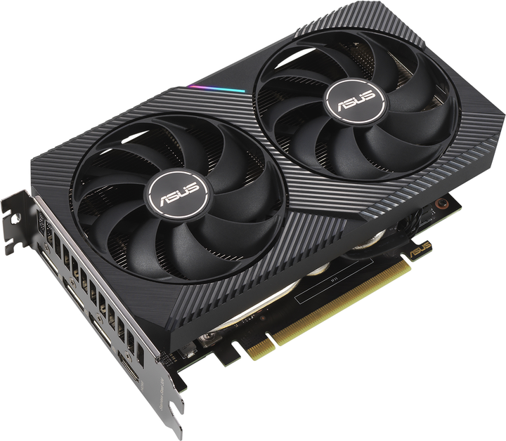 Видеокарта Asus PCI-Ex GeForce RTX 3060 Dual V2 LHR 12GB GDDR6 (192bit) (1777/15000) (1 x HDMI, 3 x DisplayPort) (DUAL-RTX3060-12G-V2) - изображение 2