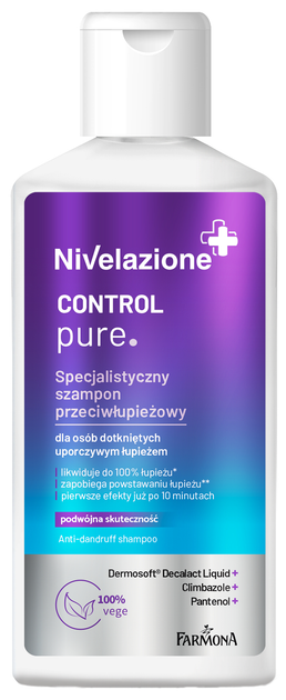 Акція на Шампунь проти лупи Farmona Nivelazione Control Pure 100 мл від Rozetka