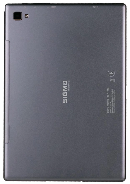 Планшет Sigma mobile X-style Tab A1010 4G 64 GB Grey (4827798766224) + чохол-книжка в комплектi! - зображення 2
