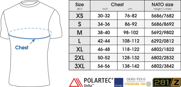 Футболка чоловіча 281z Polartec Delta Graphite L - зображення 2