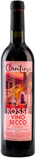 Вино La Cantina Vino Secco Rosse красное сухое 9.5-14% 0.75 л (4820136353209) - изображение 1
