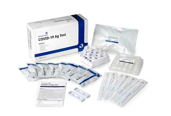 Тест на визначення антигенів BioNote NowCheck COVID-19 Ag уп/25 шт - зображення 1