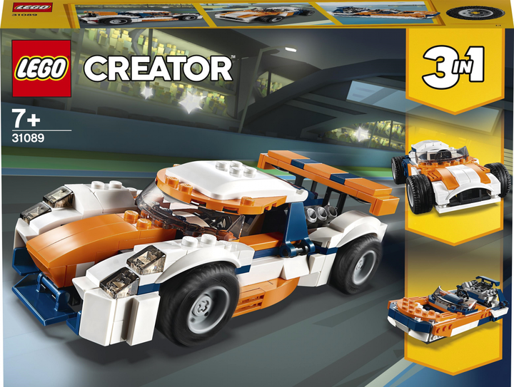 Конструктор LEGO Creator Оранжевый гоночный автомобиль 221 деталь ...