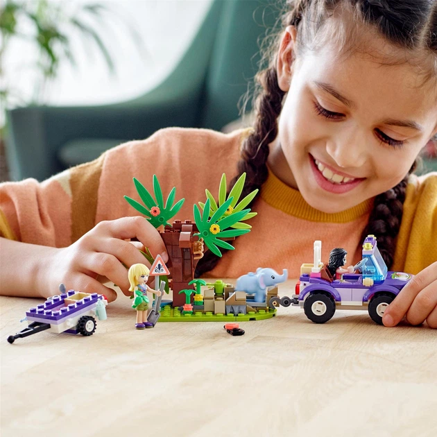 Zestaw klocków LEGO Friends Ratowanie słoniątka w dżungli 203 elementy (41421) - obraz 3