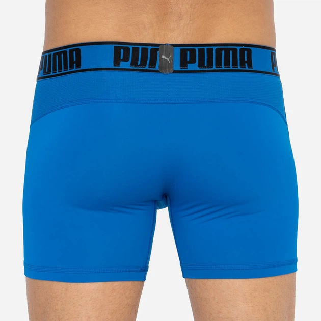 Набор трусов-боксеров мужских Puma Active Boxer Print 2P 501010001030 2 шт S Синие с черным (8718824806082) - Фото 5 Набор трусов-боксеров мужских Puma Active Boxer Print 2P 501010001030 2 шт S Синие с черным (8718824806082) - изображение 5