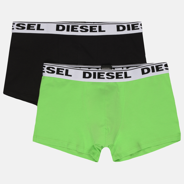 Трусы-шорты Diesel Umbx-Korytwopack Boxer 2pack 00CGDH/RQARZ/E2000 M Черный/Зеленый (8053837523961) - изображение 1