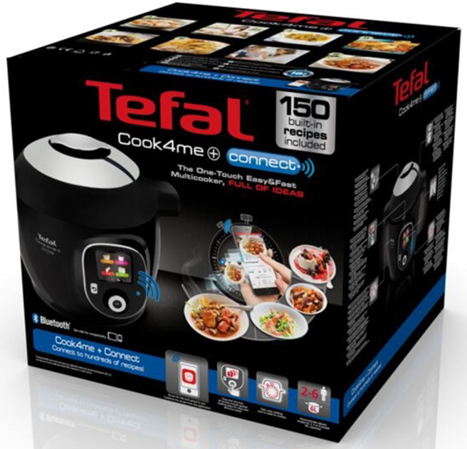 Мультиварка-скороварка TEFAL Cook4me + Connect CY855830 - зображення 20
