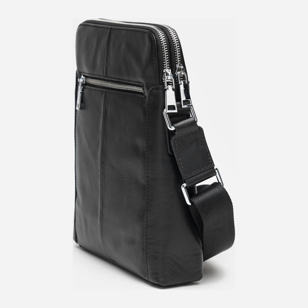 Мужская сумка кожаная Palmera K109580 Черная (ROZ6400025740) - Фото 4 Мужская сумка кожаная Palmera K109580 Черная (ROZ6400025740) - изображение 4
