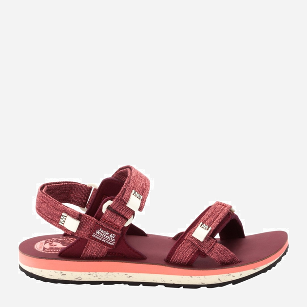 Акція на Жіночі сандалії Jack Wolfskin Outfresh Deluxe Sandal W 4039451-2136 39.5 (6) 24.6 см Бордові від Rozetka