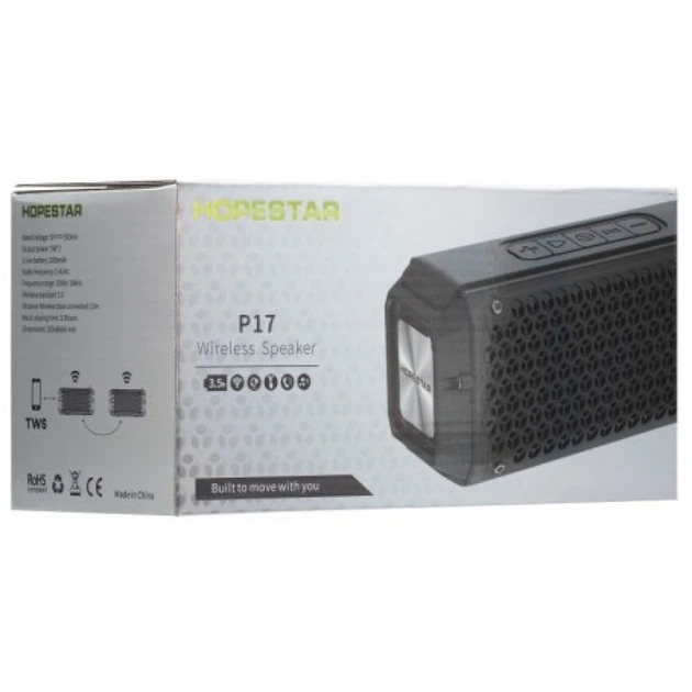 Колонка портативная Bluetooth Hopestar P17 Blue - изображение 3